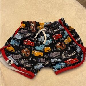 Kids Swim Trunks with Cartoon Print